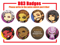 BG3 inspired Badges