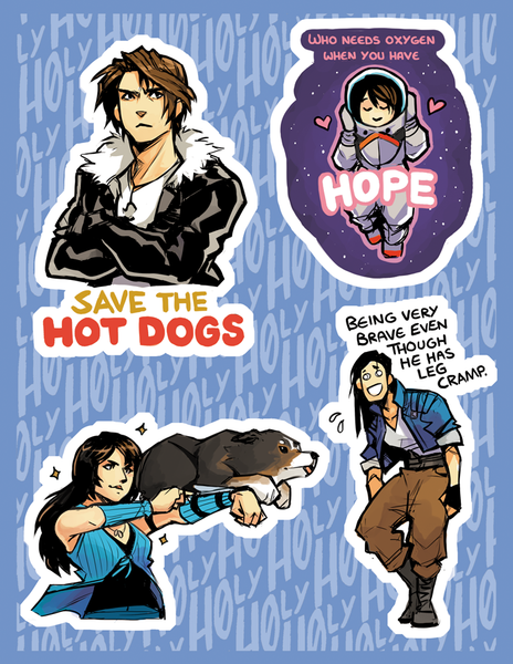 FF8 inspired stickers