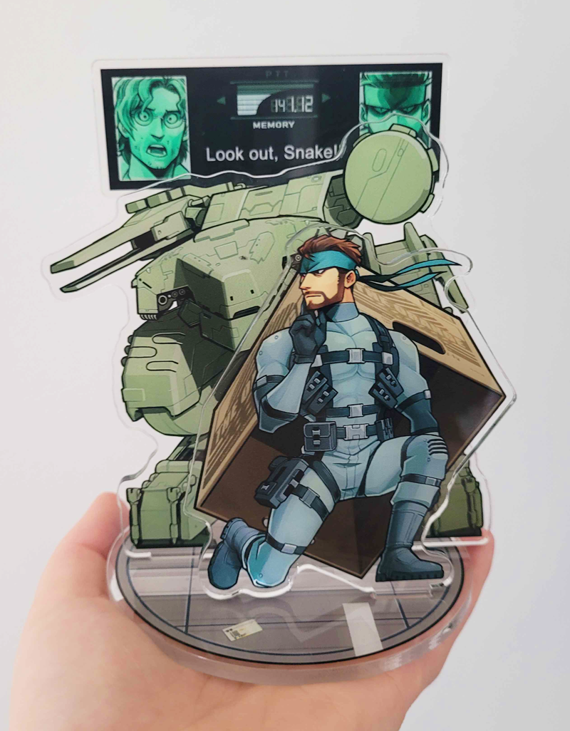 MGS inspired standee – H0ly's Art Corner