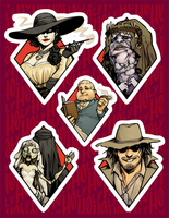 Resident Evil Village inspired Stickers