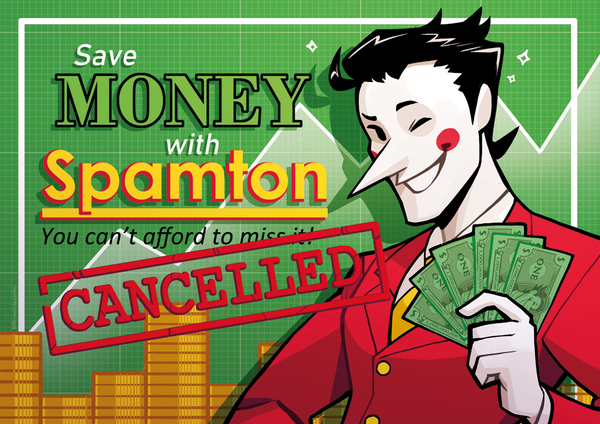 Save Money with Spamton Poster