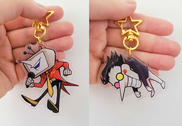 Tenna and Spamton Charms