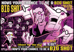 Big Shot Undertale inspired poster