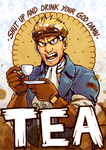 Cid's Drink Yer Tea Poster
