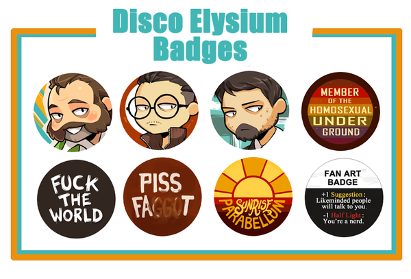 Disco Elysium Badges