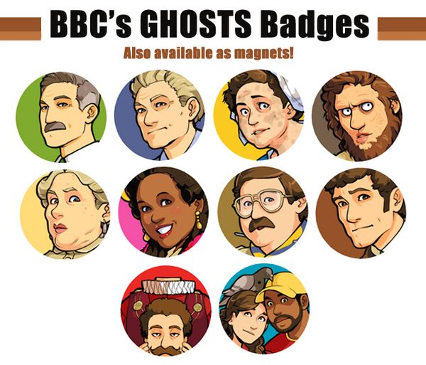GHOSTS inspired Badges