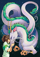 Spirited Away inspired Poster