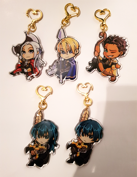 Fire Emblem Three Houses inspired Charms